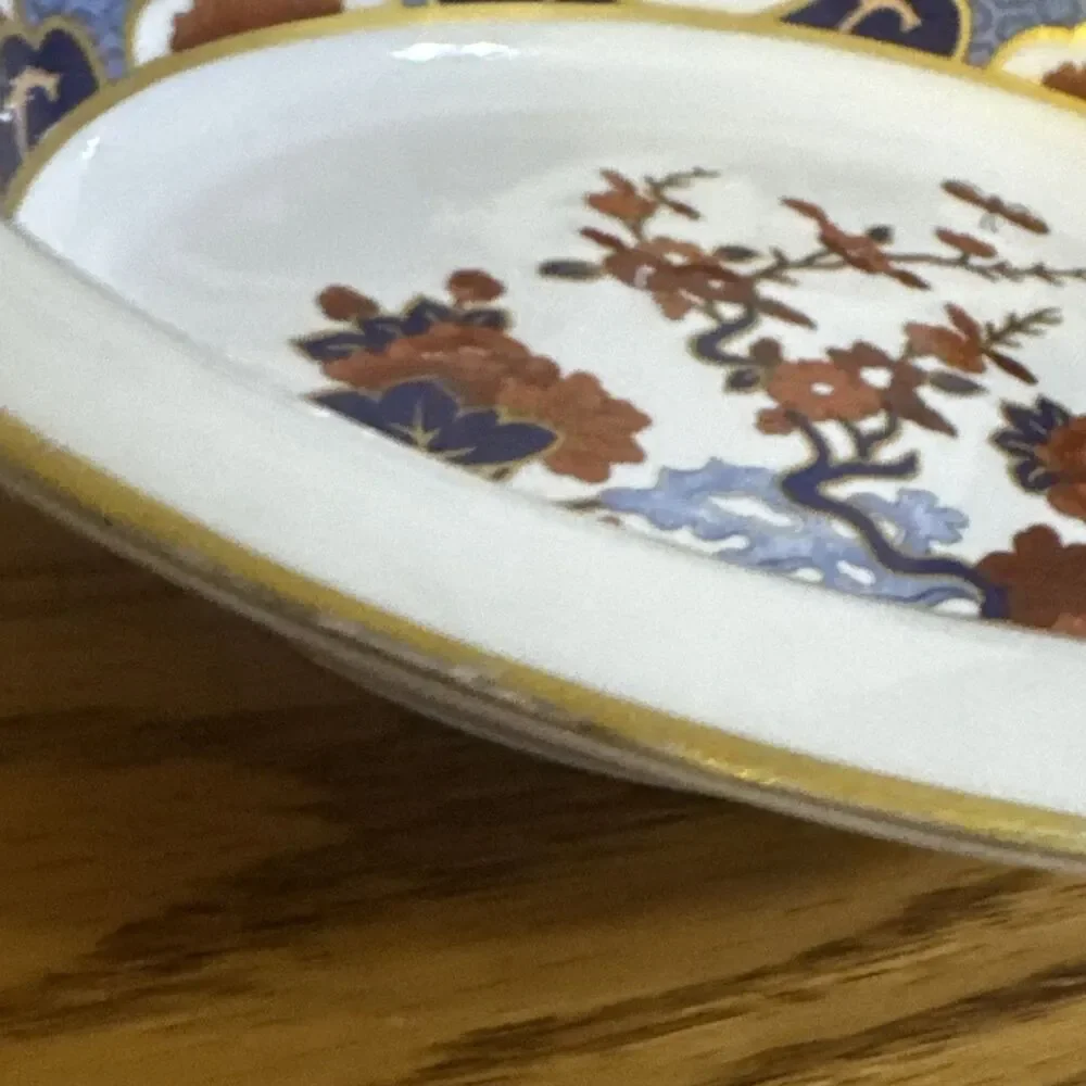 Spode Shima Fine bone china 9”oval Vegetable Bowl Y8172-E RARE READ